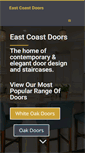 Mobile Screenshot of eastcoastdoors.ie