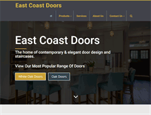 Tablet Screenshot of eastcoastdoors.ie